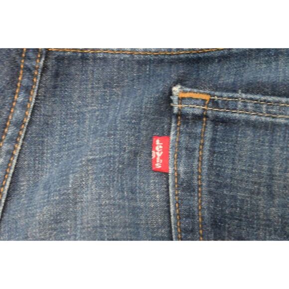 Levi's 569 Loose Straight Fit Rugged Denim Blue Jeans Mens Size 38 x 32 - Picture 7 of 7